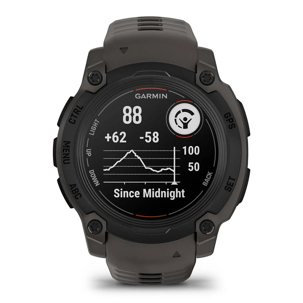 A Photo Of Garmin Instinct® E – 40mm GPS Smartwatch - Black with Charcoal Band - 010-02932-00