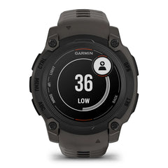 A Photo Of Garmin Instinct® E – 40mm GPS Smartwatch - Black with Charcoal Band - 010-02932-00