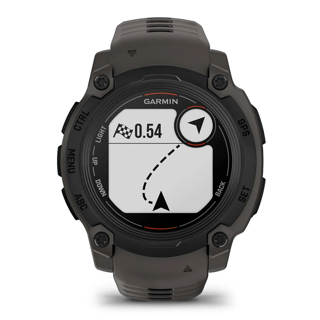 A Photo Of Garmin Instinct® E – 40mm GPS Smartwatch - Black with Charcoal Band - 010-02932-00