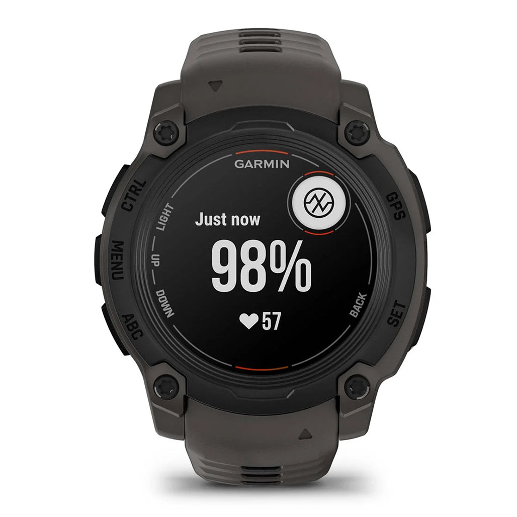 A Photo Of Garmin Instinct® E – 40mm GPS Smartwatch - Black with Charcoal Band - 010-02932-00