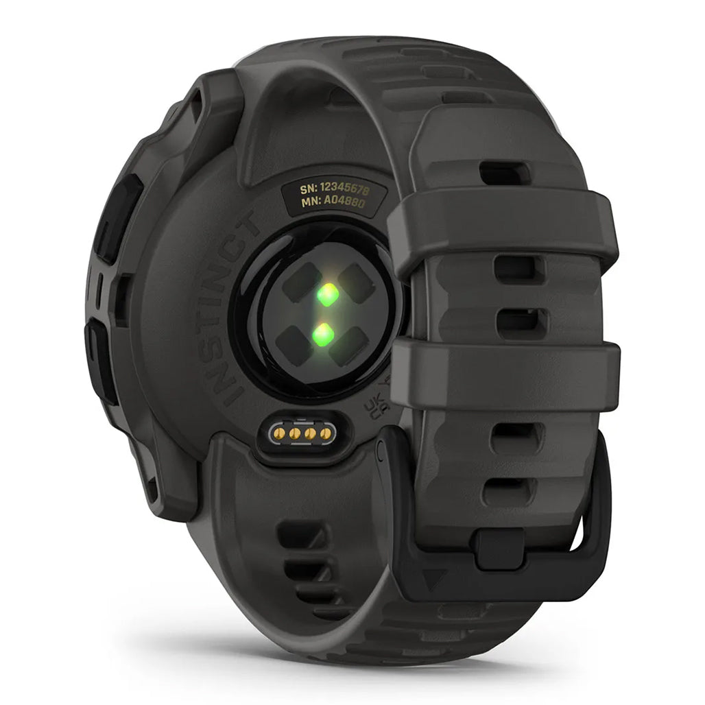 A Photo Of Garmin Instinct® E – 40mm GPS Smartwatch - Black with Charcoal Band - 010-02932-00