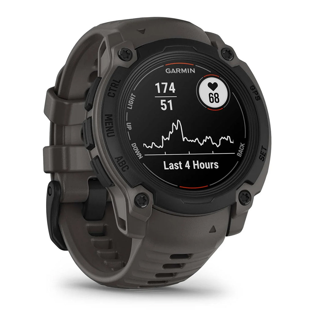 A Photo Of Garmin Instinct® E – 40mm GPS Smartwatch - Black with Charcoal Band - 010-02932-00
