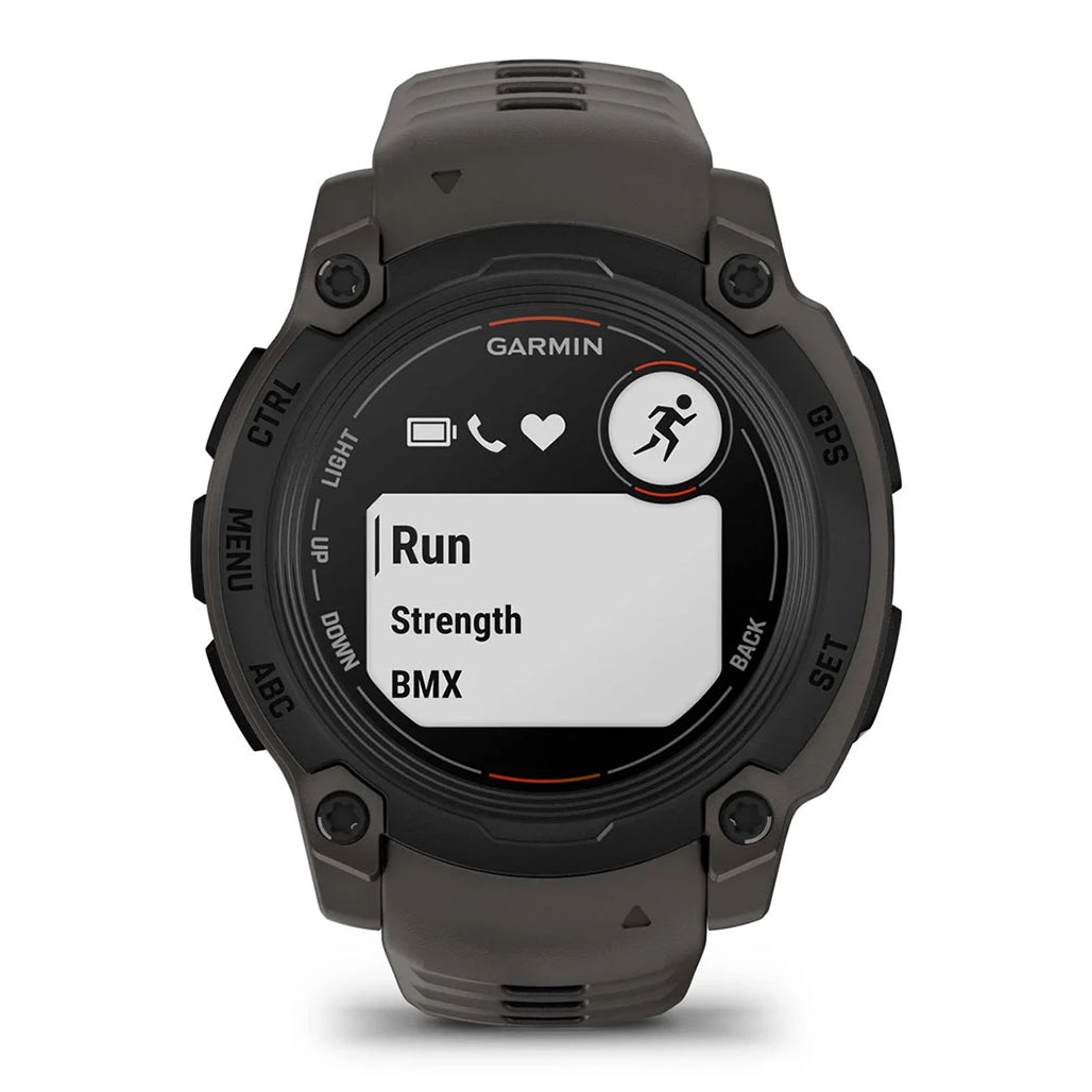 A Photo Of Garmin Instinct® E – 40mm GPS Smartwatch - Black with Charcoal Band - 010-02932-00