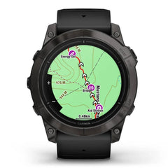 A Photo Of Garmin epix™ Pro (Gen 2) Sapphire Edition - 010-02804-01 - Carbon Grey DLC Titanium with Black Band