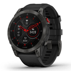 A Photo Of Garmin epix™ (Gen 2) Sapphire Edition (USED) 010-02582-11 - Black Titanium with Black Band