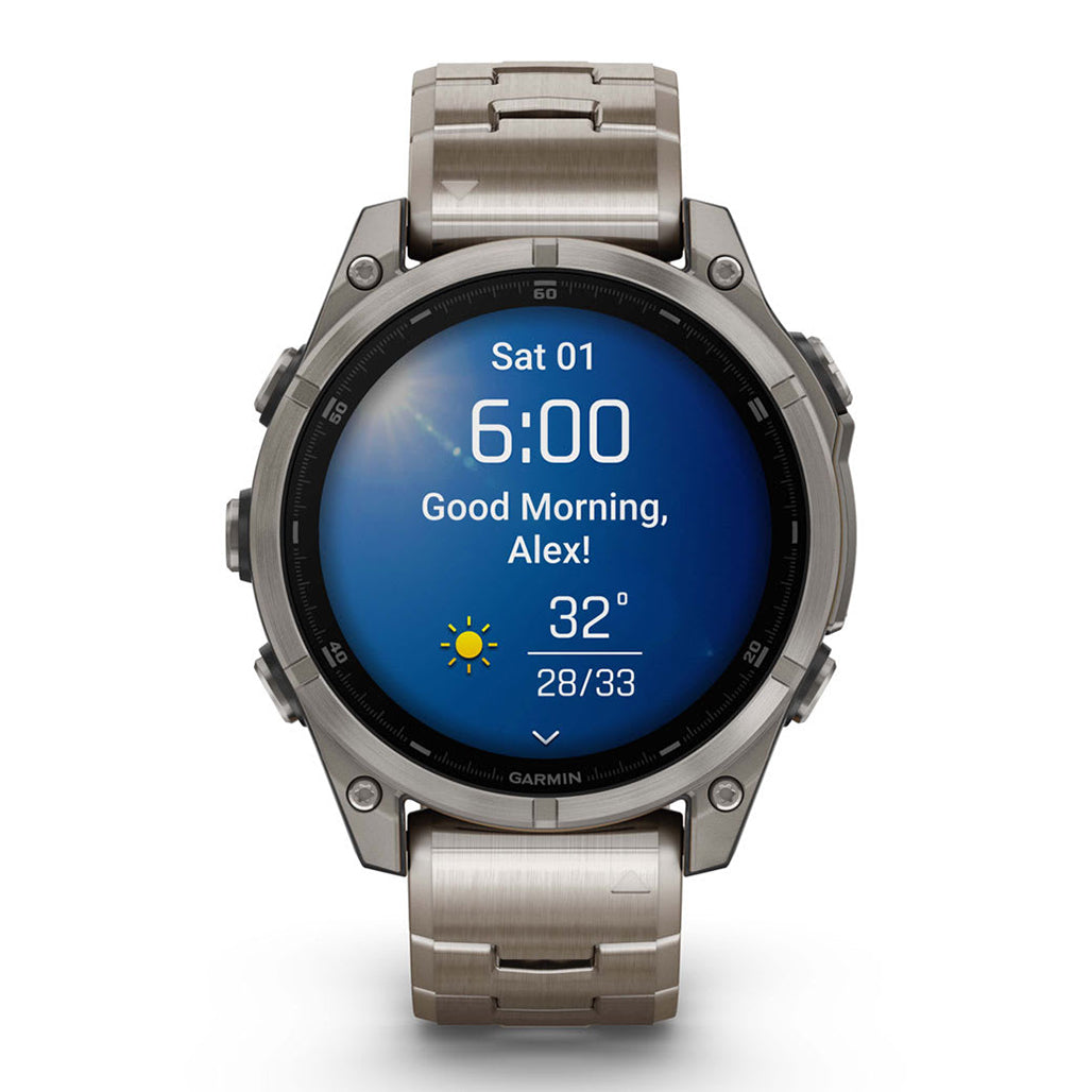 A Photo Of Garmin fēnix® 8 – 47 mm - AMOLED Sapphire