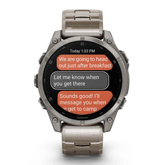 A Photo Of Garmin fēnix® 8 – 47 mm - AMOLED Sapphire