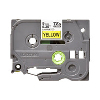 Brother TZe-621 tape - black on yellow, 9mm wide
