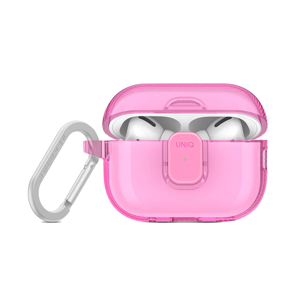 A Photo Of UNIQ Glase Pro - Airpods Pro (2nd Gen) Protective Case with Locking Closure
