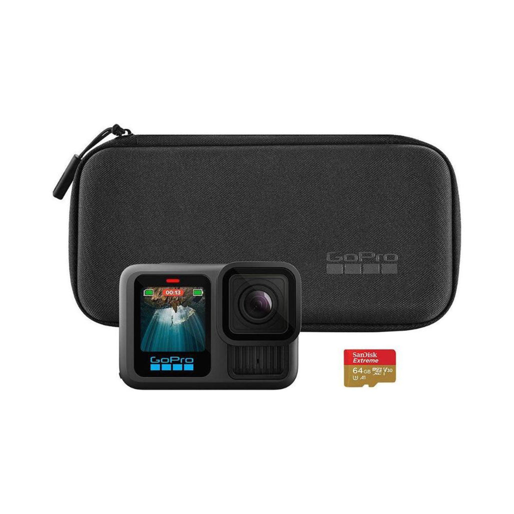 A Photo Of GoPro HERO 13 Black Action Camera Bundle with Accessories – 27MP & 5.3K Video Quality