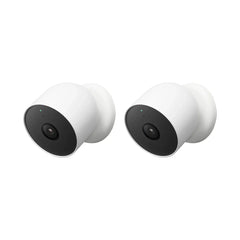 A Photo Of Google Nest Cam (2-Pack) Indoor/Outdoor Battery-Powered Security Cameras