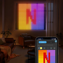 A Photo Of Govee Curtain Light Netflix Edition (1.5m x 1.5m) – Smart RGBIC LED Curtain Lights with Wi-Fi & Bluetooth