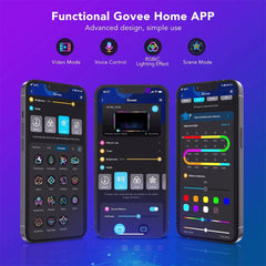 A Photo Of Govee DreamView T1 RGBIC TV Backlight For 75-85 inch TVs | H6199