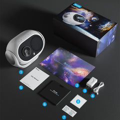 A Photo Of Govee Galaxy Light Projector Pro – Smart Star Projector with Bluetooth Speaker, 8 Galaxy Discs, 38 Scenes & 37 White Noises