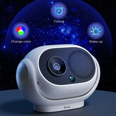 A Photo Of Govee Galaxy Light Projector Pro – Smart Star Projector with Bluetooth Speaker, 8 Galaxy Discs, 38 Scenes & 37 White Noises