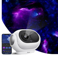 A Photo Of Govee Galaxy Light Projector Pro – Smart Star Projector with Bluetooth Speaker, 8 Galaxy Discs, 38 Scenes & 37 White Noises