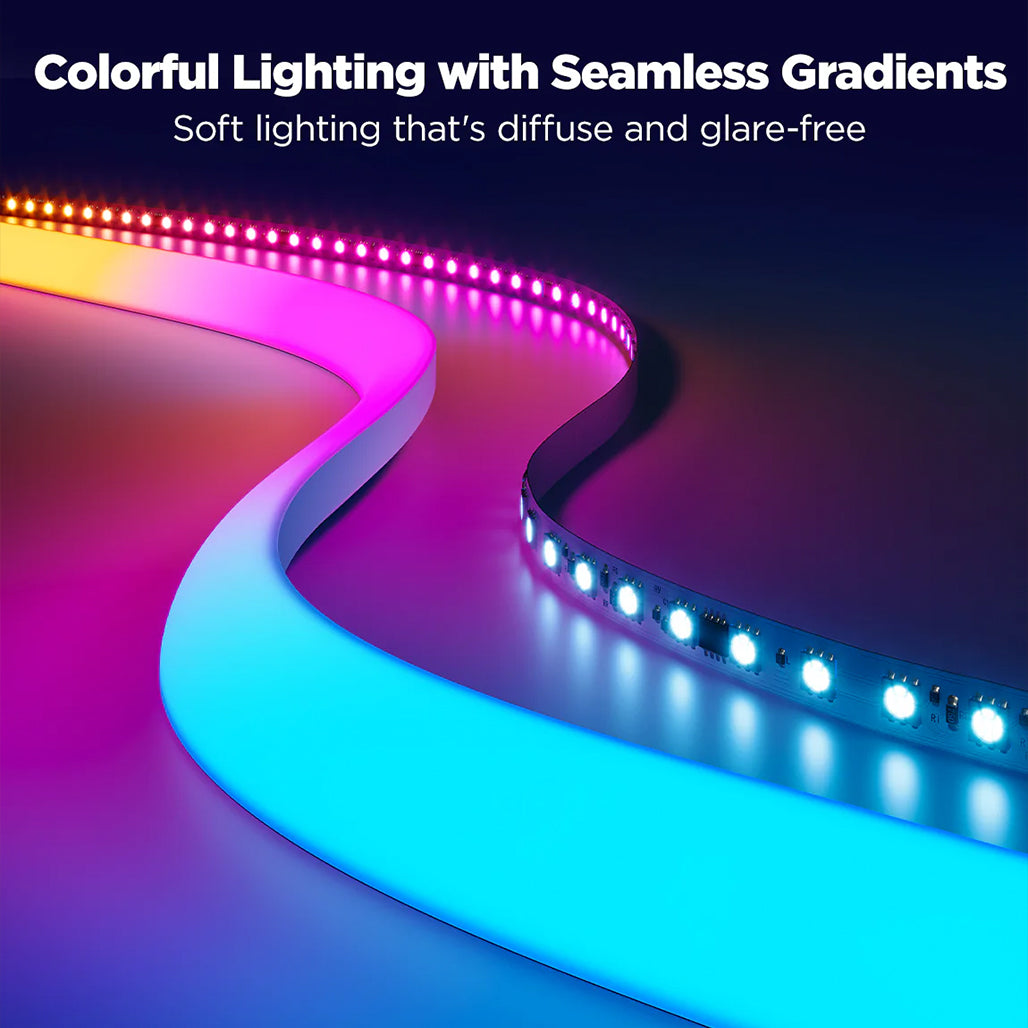 A Photo Of Govee Neon Rope Lights for Wall Lining – 5m | Smart LED Ambient Lighting