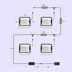 A Photo Of Govee Outdoor Flood Lights 2 - H7057