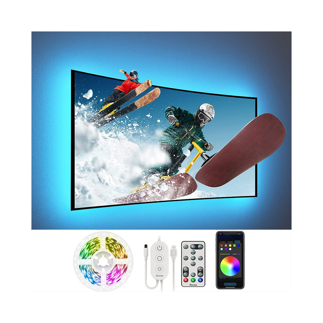 A Photo Of Govee RGB Bluetooth LED Backlight For TVs 46-60