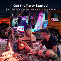 A Photo Of Govee RGBIC LED Interior Car Lights – Smart App-Controlled Ambient Lighting with Music Sync