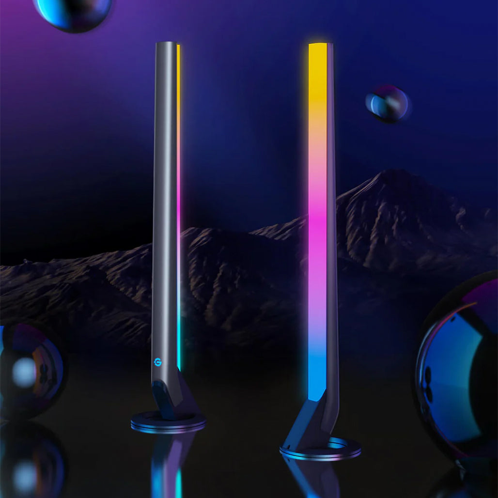 A Photo Of Govee RGBIC Wi-Fi Gaming Light Bars with Smart Dial Controller