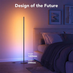 A Photo Of Govee RGBICW Smart Corner Floor Lamp | H6076112