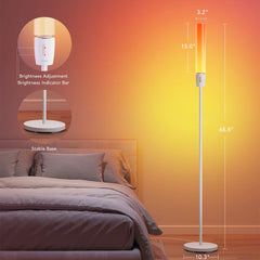 A Photo Of Govee RGBICWW Cylinder Floor Lamp - H6078