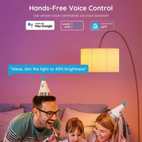 Govee RGBWW Smart LED Bulb (4 Pack) - App & Voice-Controlled, Music Sync, DIY & Group Control