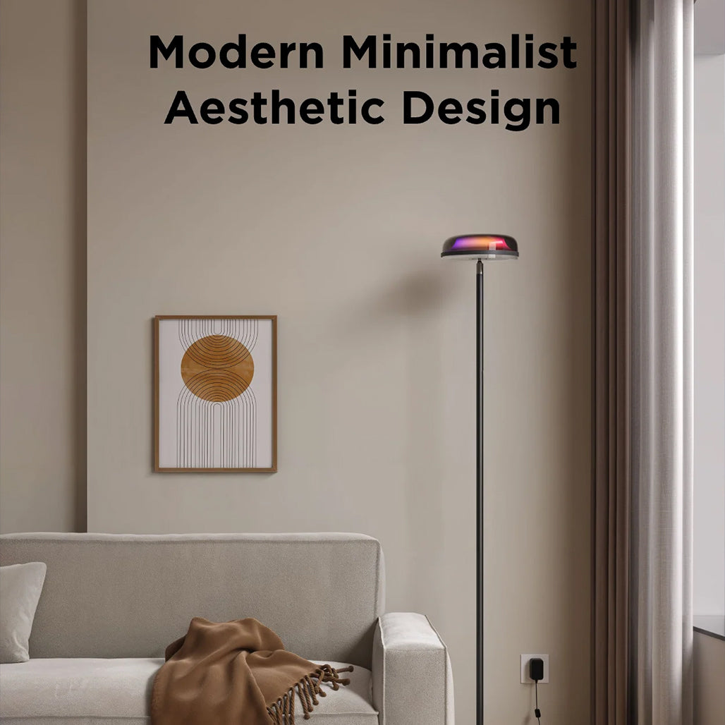 A Photo Of Govee Uplighter Floor Lamp H60B0 – RGBIC Smart LED Floor Lamp