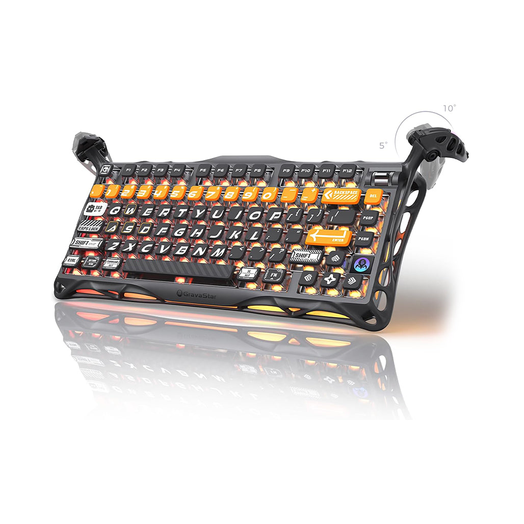 A Photo Of GravaStar Mercury K1 PRO Mechanical Gaming Keyboard