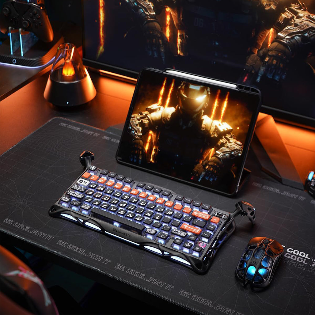 A Photo Of GravaStar Mercury K1 PRO Mechanical Gaming Keyboard