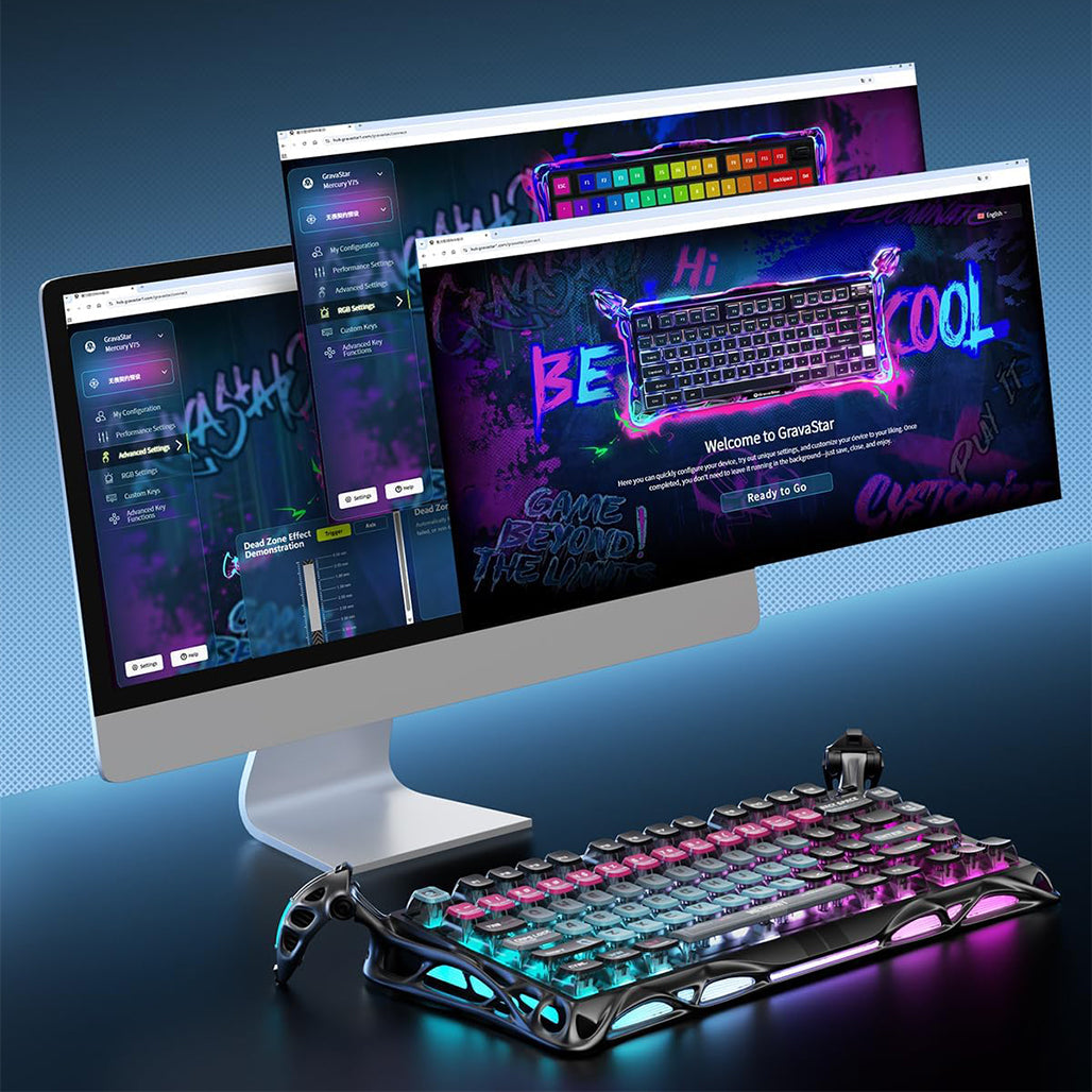 A Photo Of GravaStar Mercury V75 Pro - 75% HE Magnetic Switch Gaming Keyboard