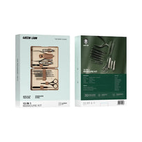 Green Lion 13 in 1 Manicure Kit - Brown