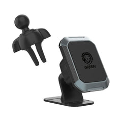 A Photo Of Green Lion 2-in-1 Magnetic Car Phone Holder - Secure and Versatile Mobile Mount