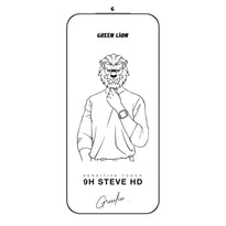 Green Lion 9H Steve For iPhone 17 / 17 Pro / 17 Pro Max- Glass Screen Protector