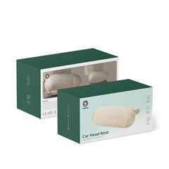 A Photo Of Green Lion GNCRHADRSTLBR Car Head Rest - Light Brown