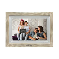 Green Lion 10.1-Inch Digital Picture Frame with Touchscreen & Wooden Finish
