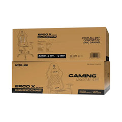 A Photo Of Green Lion ERGO X GCX44 Gaming Chair