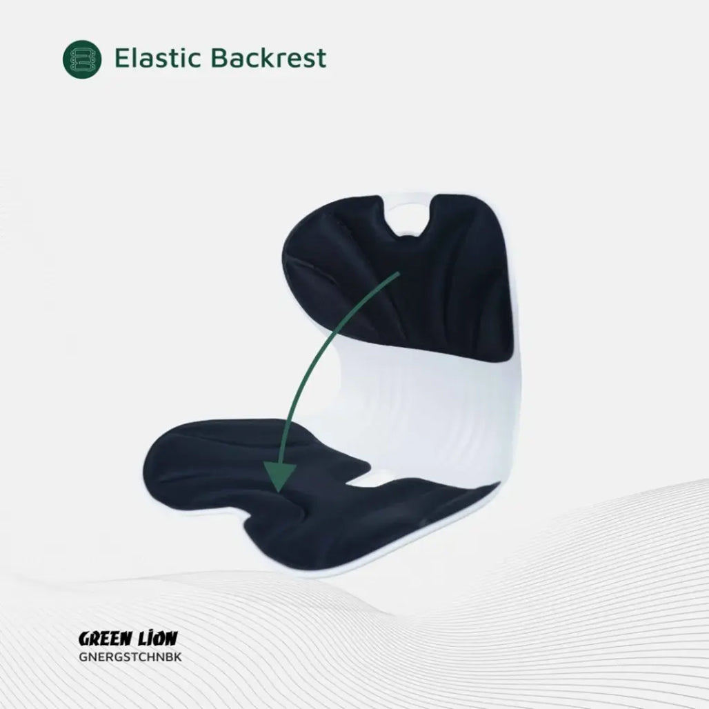 A Photo Of Green Lion Ergo Seat Cushion – Ergonomic Lumbar Support & Pressure Relief