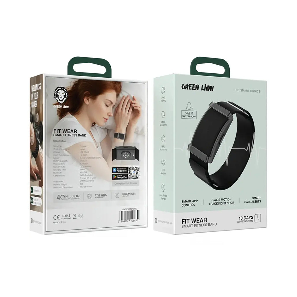 A Photo Of Green Lion Fit Wear Smart Fitness Bracelet