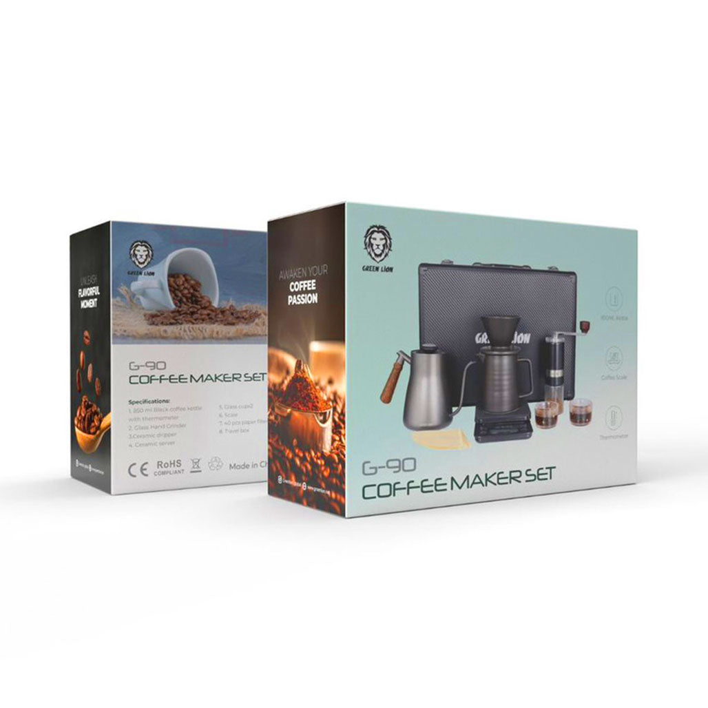 A Photo Of Green Lion G-90 Coffee Maker Set