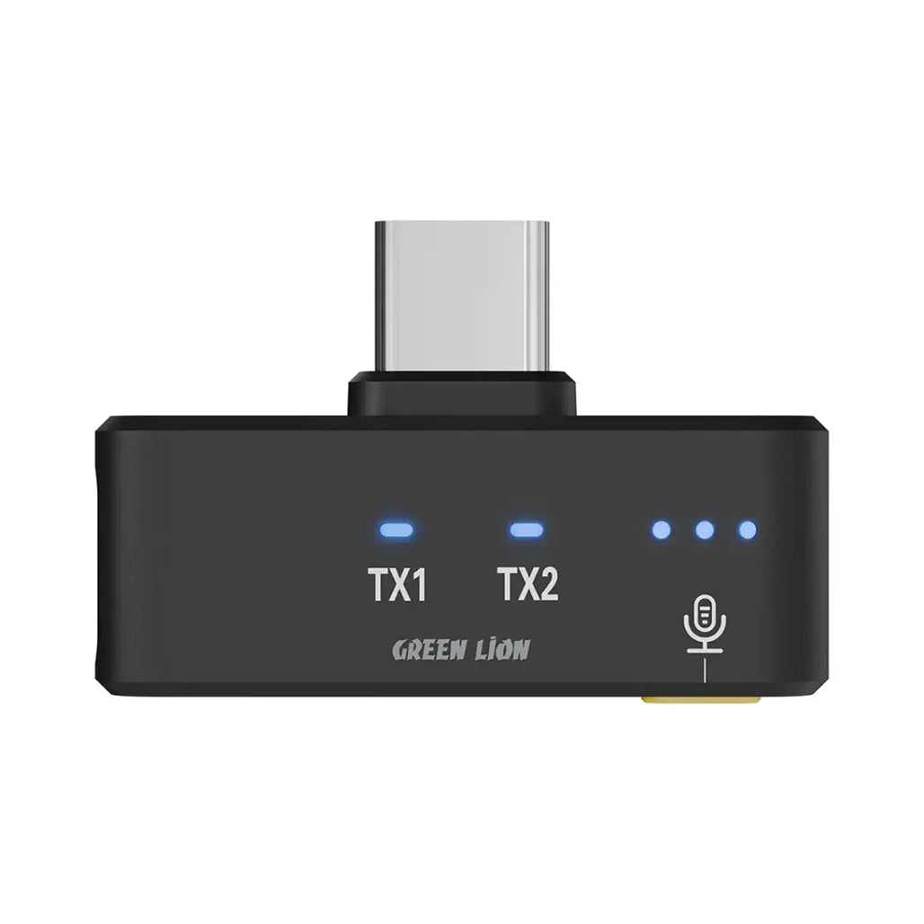 A Photo Of Green Lion GM-93X Microphone - Type-C Devices - Black