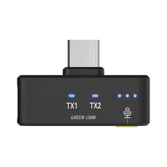 A Photo Of Green Lion GM-93X Microphone - Type-C Devices - Black