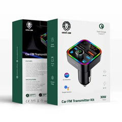 A Photo Of Green Lion GNCARTRKITBK Car FM Transmitter Kit - Black