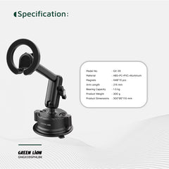 A Photo Of Green Lion GX-39 Magnetic Car Phone Holder