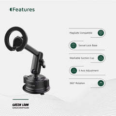 A Photo Of Green Lion GX-39 Magnetic Car Phone Holder