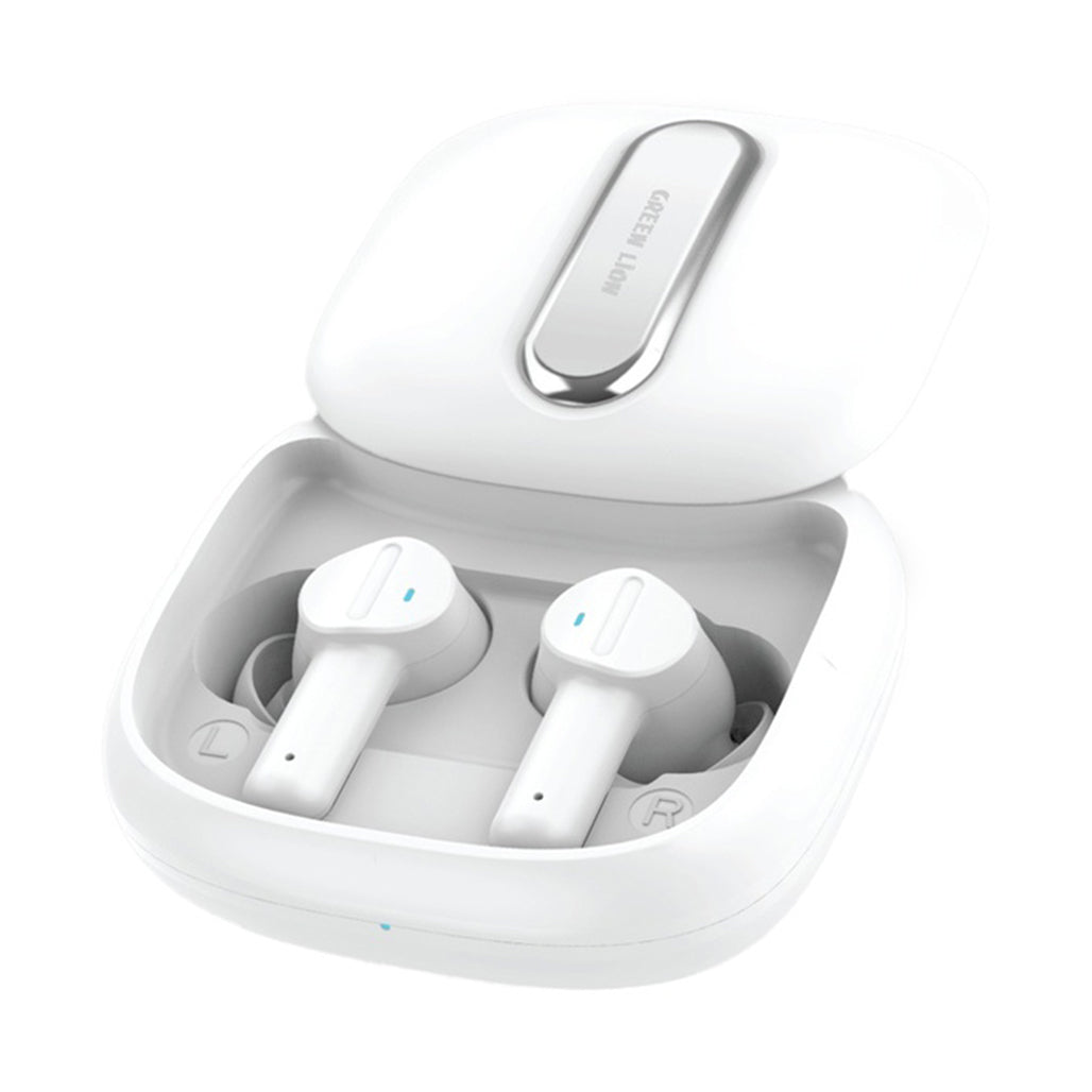 A Photo Of Green Lion Harmonic True Wireless Earbuds | ENC Noise Reduction & Bluetooth 5.3