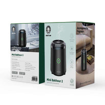 Green Lion Mini Bakhour 2 Incense Burner – Compact, Portable, 2000mAh Battery