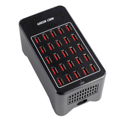 A Photo Of Green Lion Multiport 25 Charging Station - GNMULPORT25BK