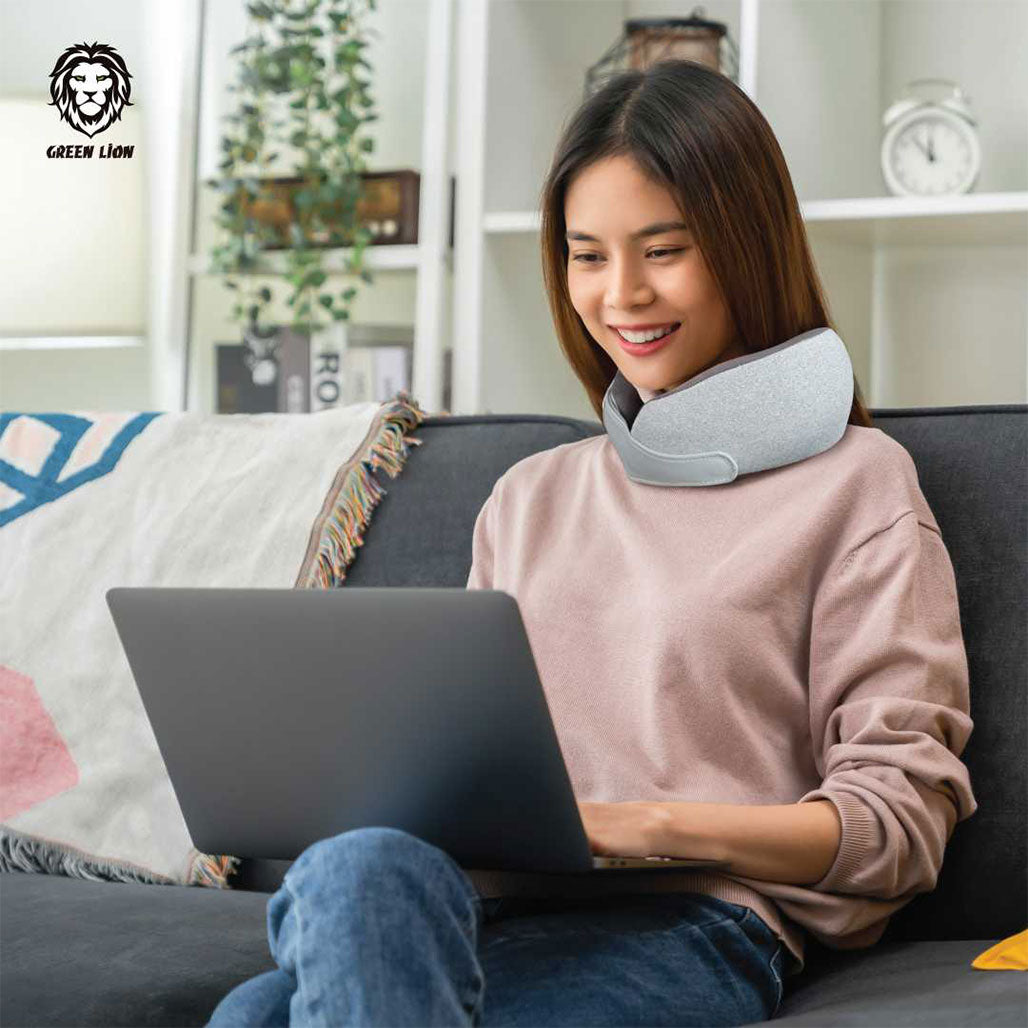 A Photo Of Green Lion Neck Massager 5W - Grey - GNNECKMASSRGY